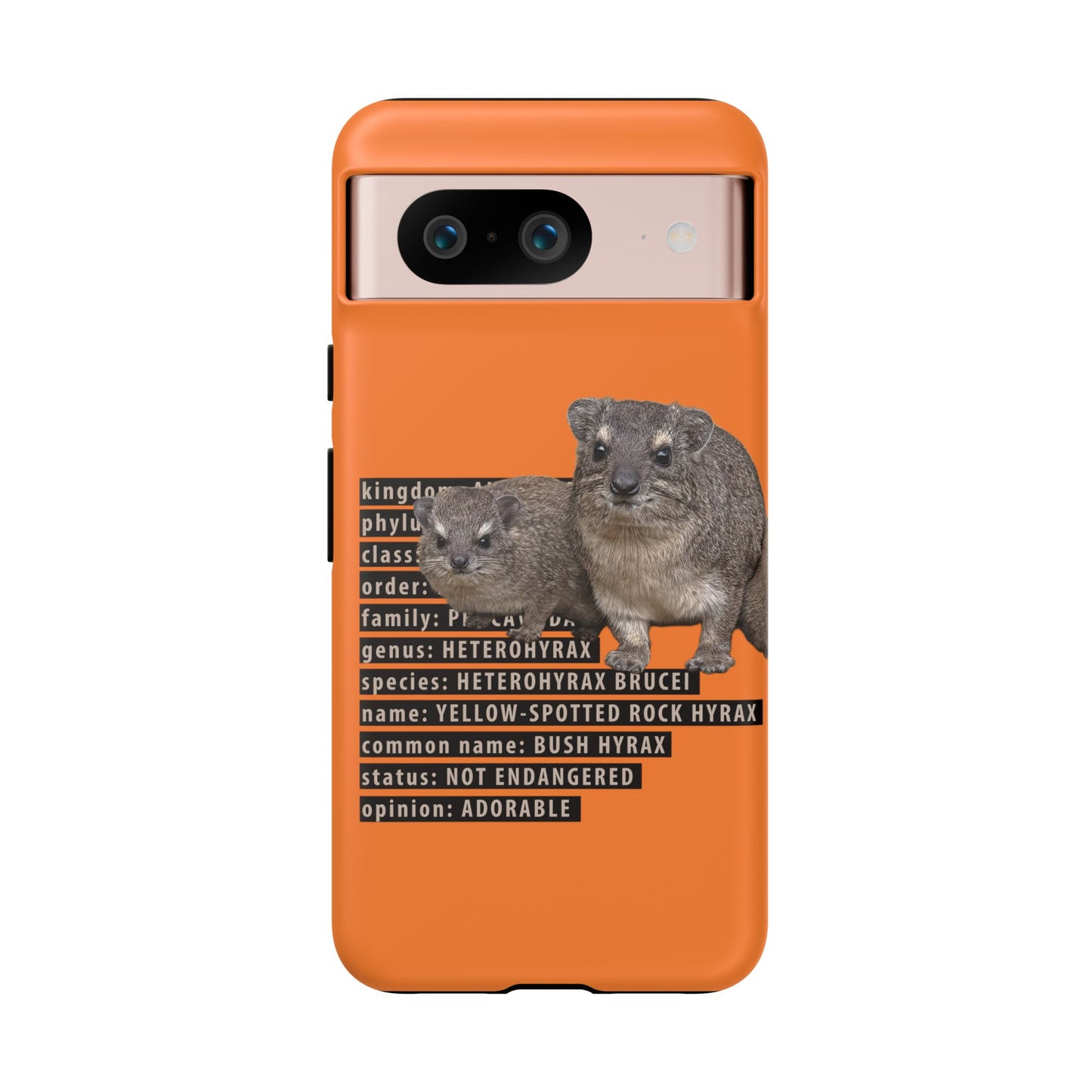 Hyrax Taxonomic Hierarchy Phone Cases