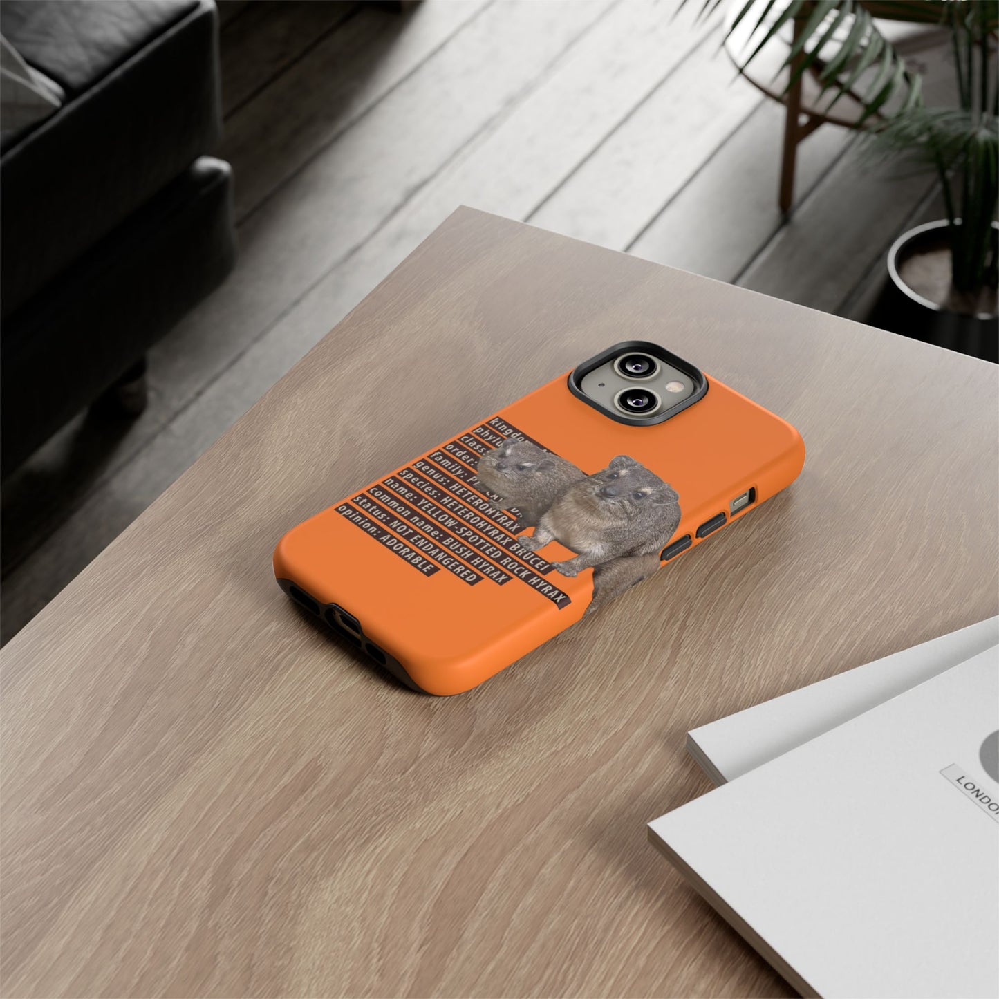 Hyrax Taxonomic Hierarchy Phone Cases
