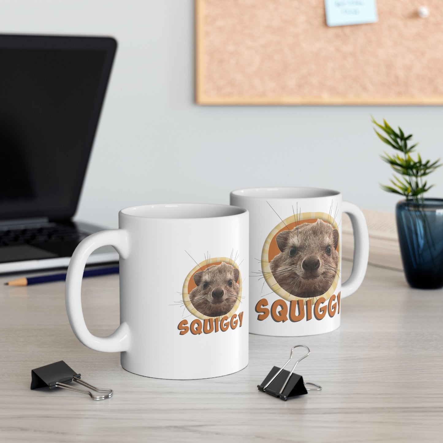 Squiggy Basic Mug - White Only
