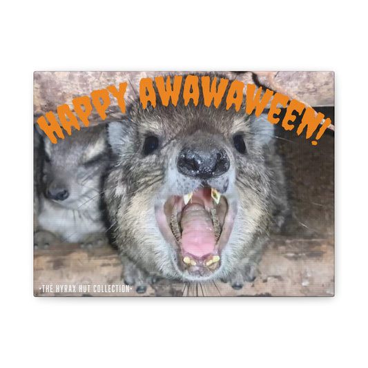 Hyrax Scream Print Wall Art, Halloween, Matte Canvas Photo, Awawa Extreme, Unique Home Decor, Wall Art for Animal Enthusiasts,