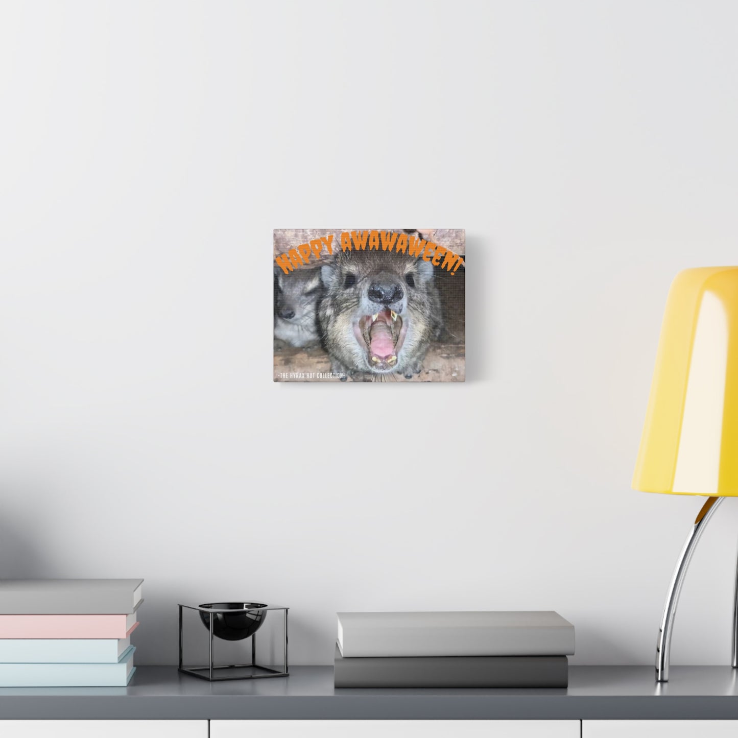 Hyrax Scream Print Wall Art, Halloween, Matte Canvas Photo, Awawa Extreme, Unique Home Decor, Wall Art for Animal Enthusiasts,