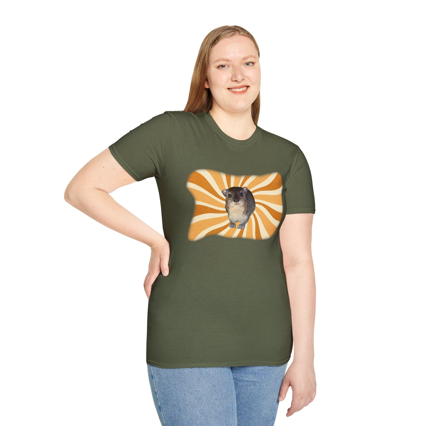 Cute Hyrax Graphic Unisex T-Shirt, Softstyle Tee for Awawa Lovers, Fun Casual Wear, Gift for Birthdays, Cute Animal Vibe