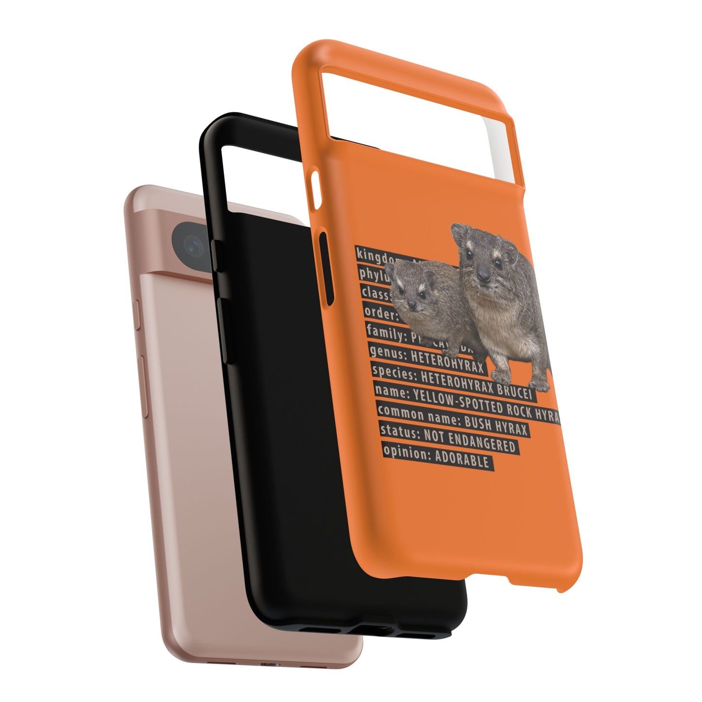 Hyrax Taxonomic Hierarchy Phone Cases