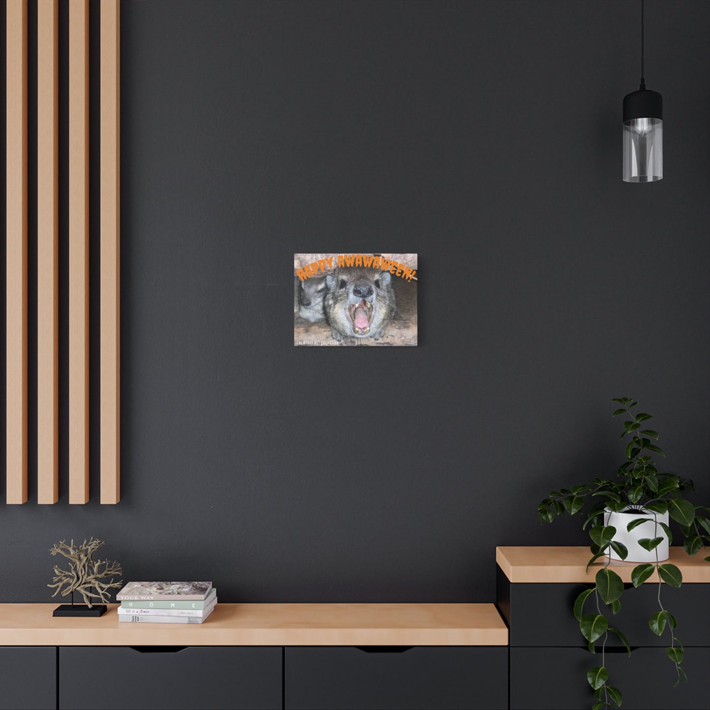 Hyrax Scream Print Wall Art, Halloween, Matte Canvas Photo, Awawa Extreme, Unique Home Decor, Wall Art for Animal Enthusiasts,