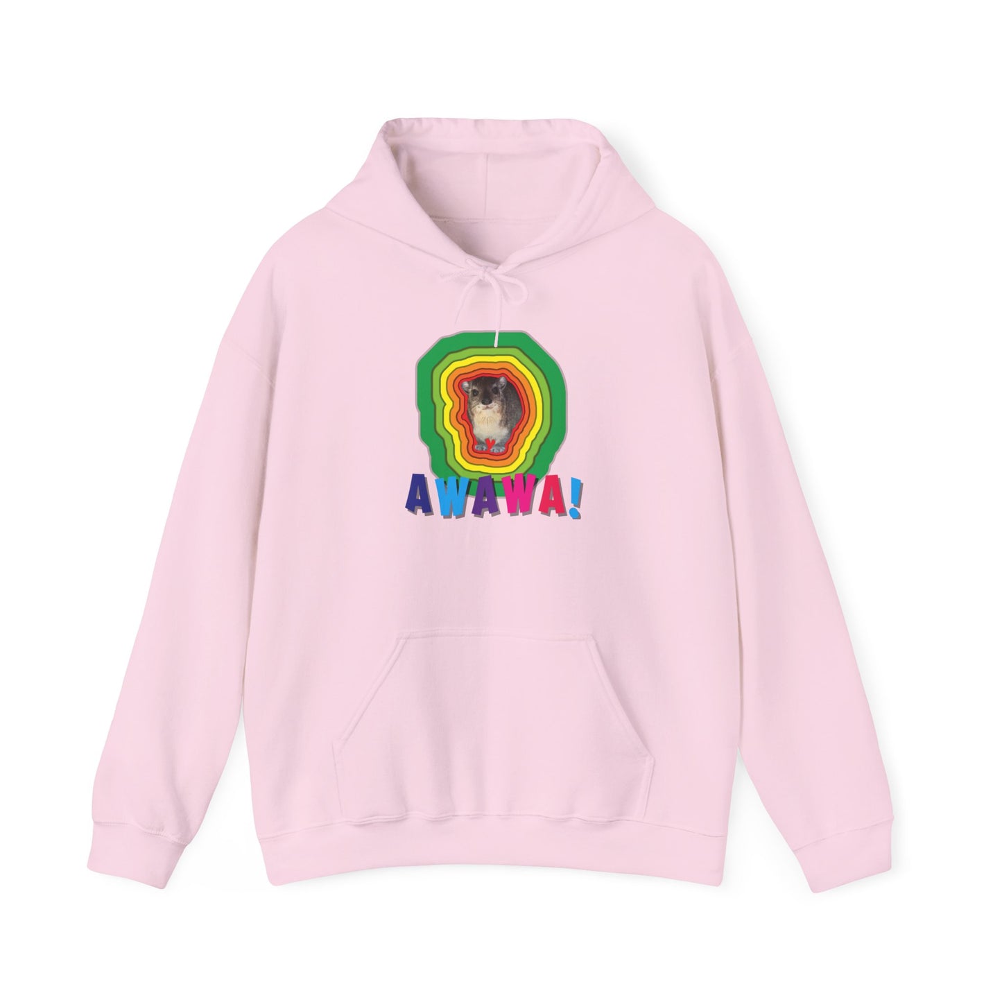 Vibrant Hyrax Hoodie, Cozy Sweatshirt, Gift for Pet Lovers, Fun Casual Wear, Unisex Hooded Sweatshirt