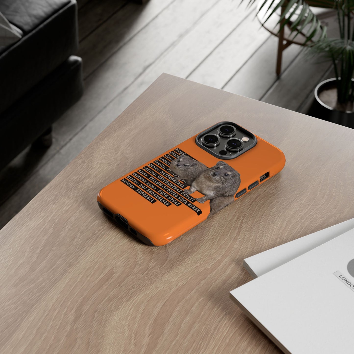 Hyrax Taxonomic Hierarchy Phone Cases