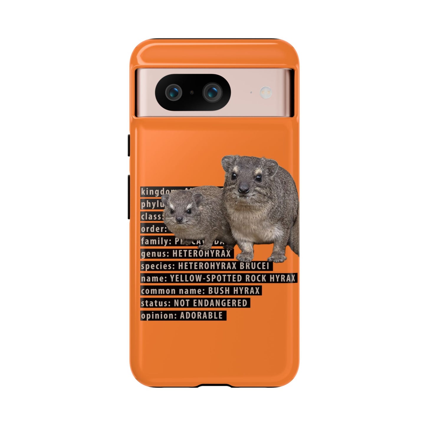 Hyrax Taxonomic Hierarchy Phone Cases
