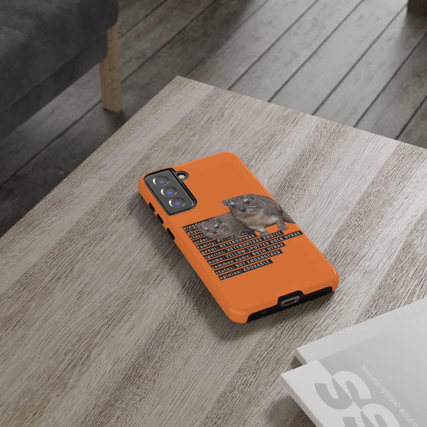 Hyrax Taxonomic Hierarchy Phone Cases