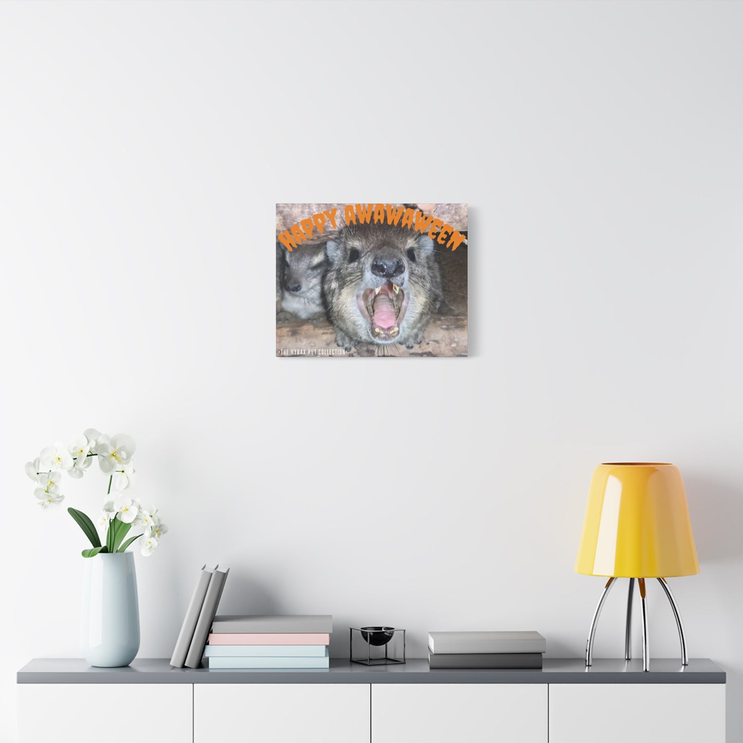 Hyrax Scream Print Wall Art, Halloween, Matte Canvas Photo, Awawa Extreme, Unique Home Decor, Wall Art for Animal Enthusiasts,