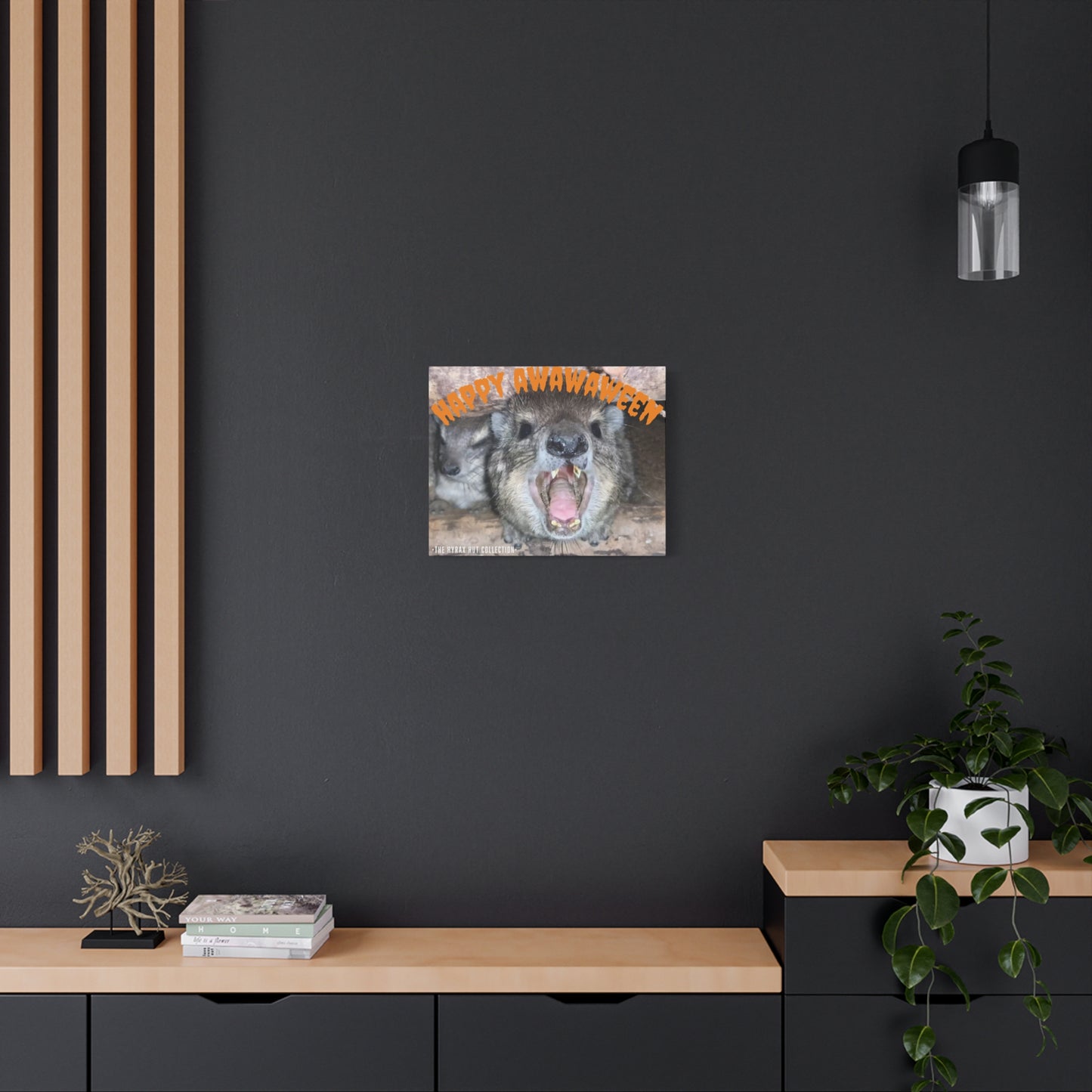 Hyrax Scream Print Wall Art, Halloween, Matte Canvas Photo, Awawa Extreme, Unique Home Decor, Wall Art for Animal Enthusiasts,