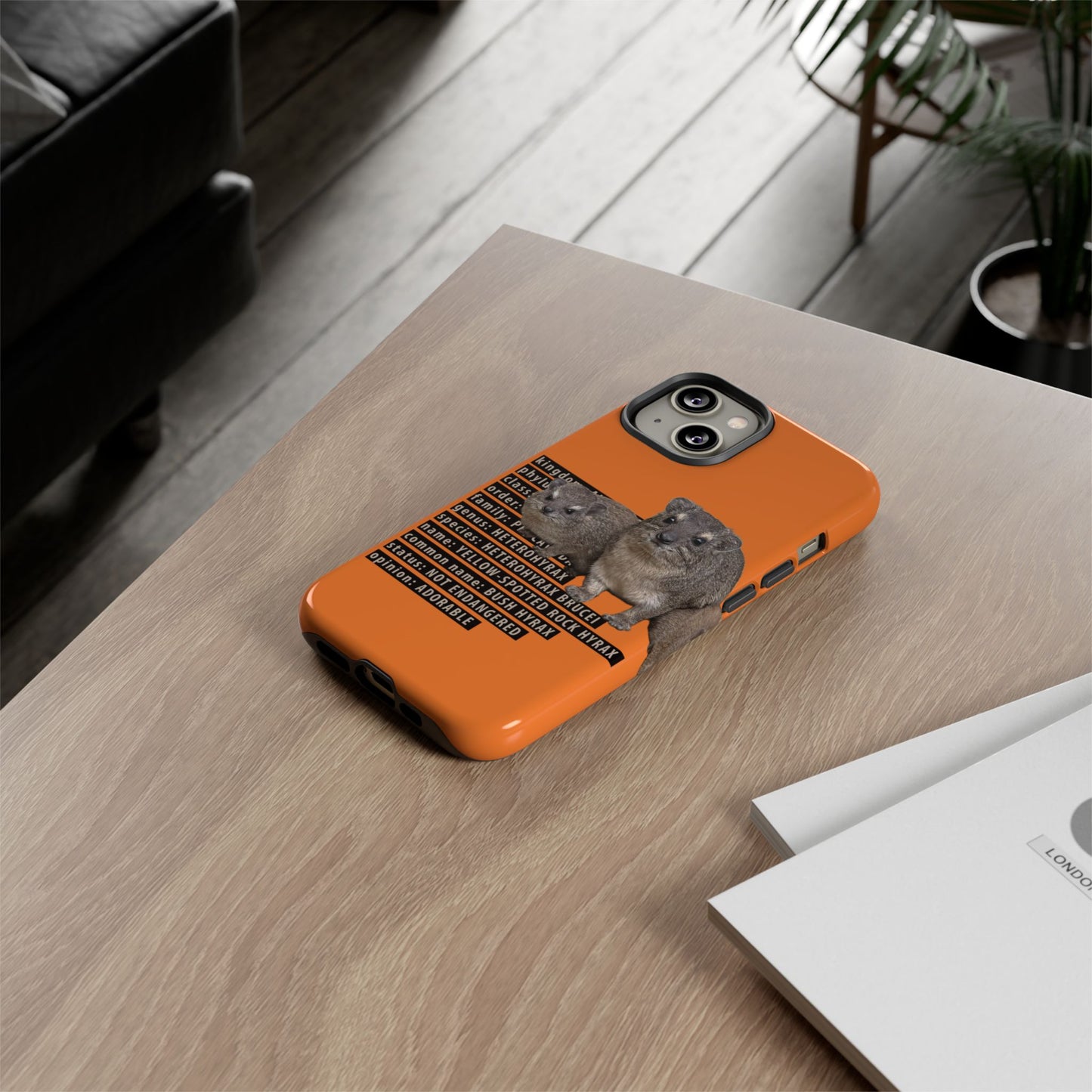Hyrax Taxonomic Hierarchy Phone Cases