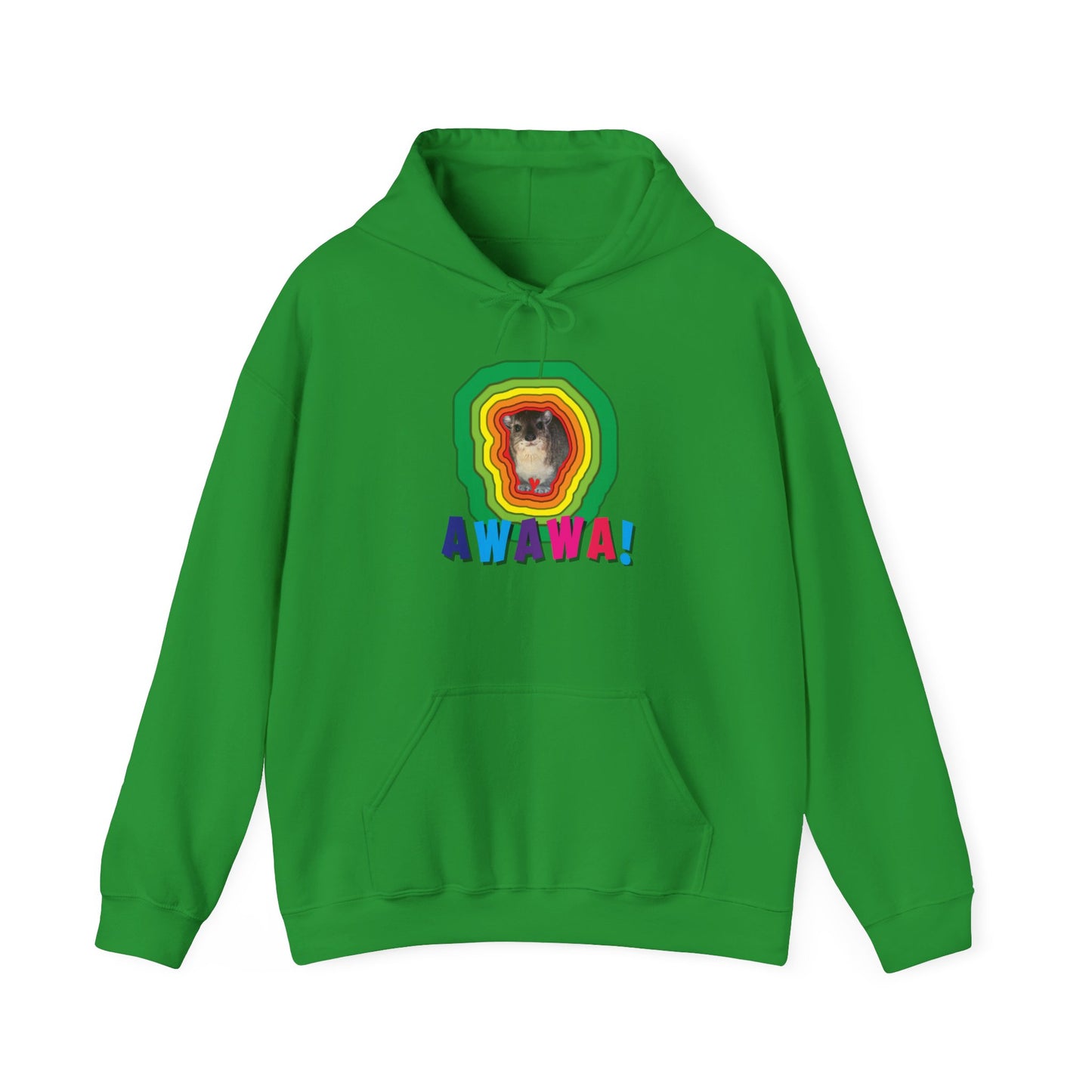 Vibrant Hyrax Hoodie, Cozy Sweatshirt, Gift for Pet Lovers, Fun Casual Wear, Unisex Hooded Sweatshirt