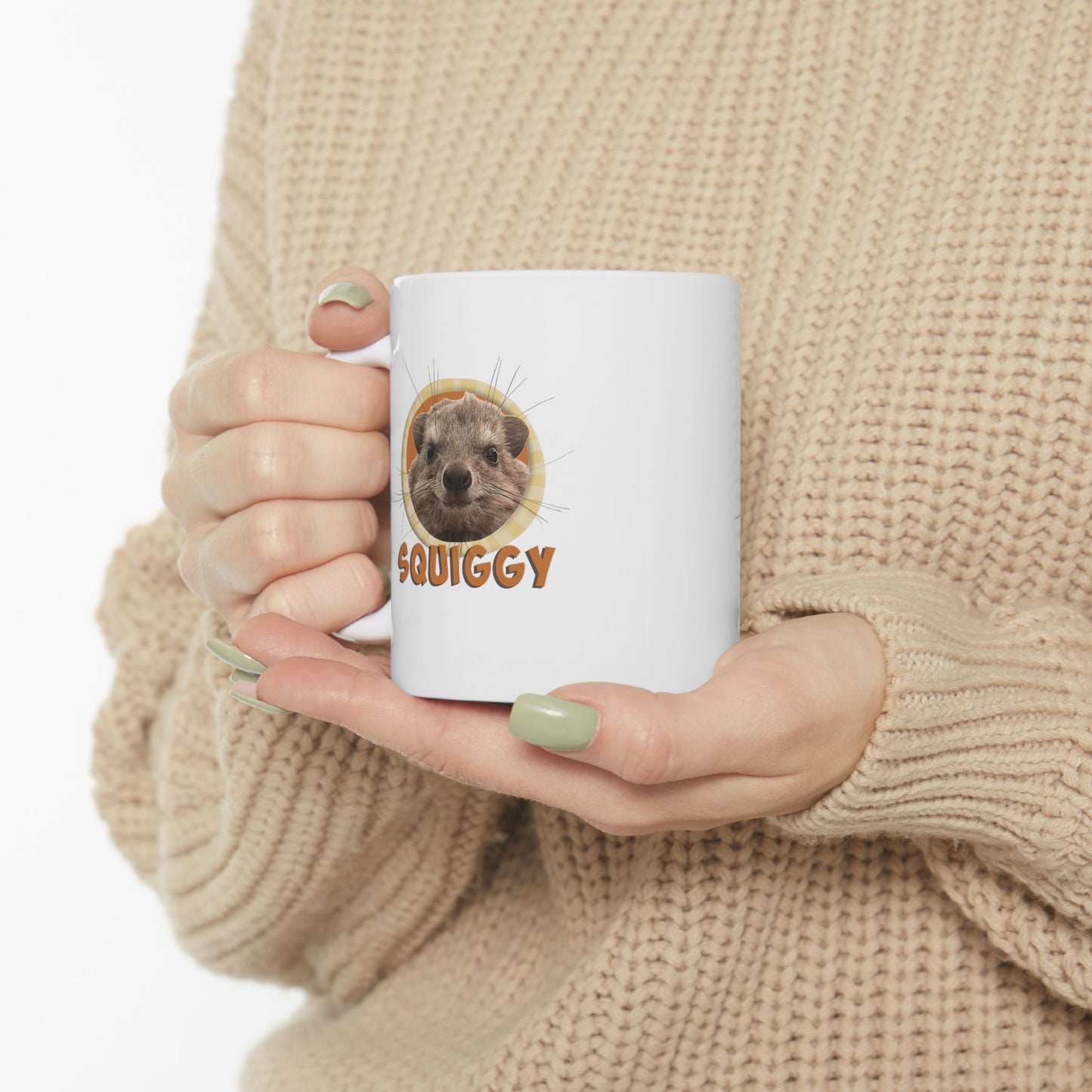 Squiggy Basic Mug - White Only