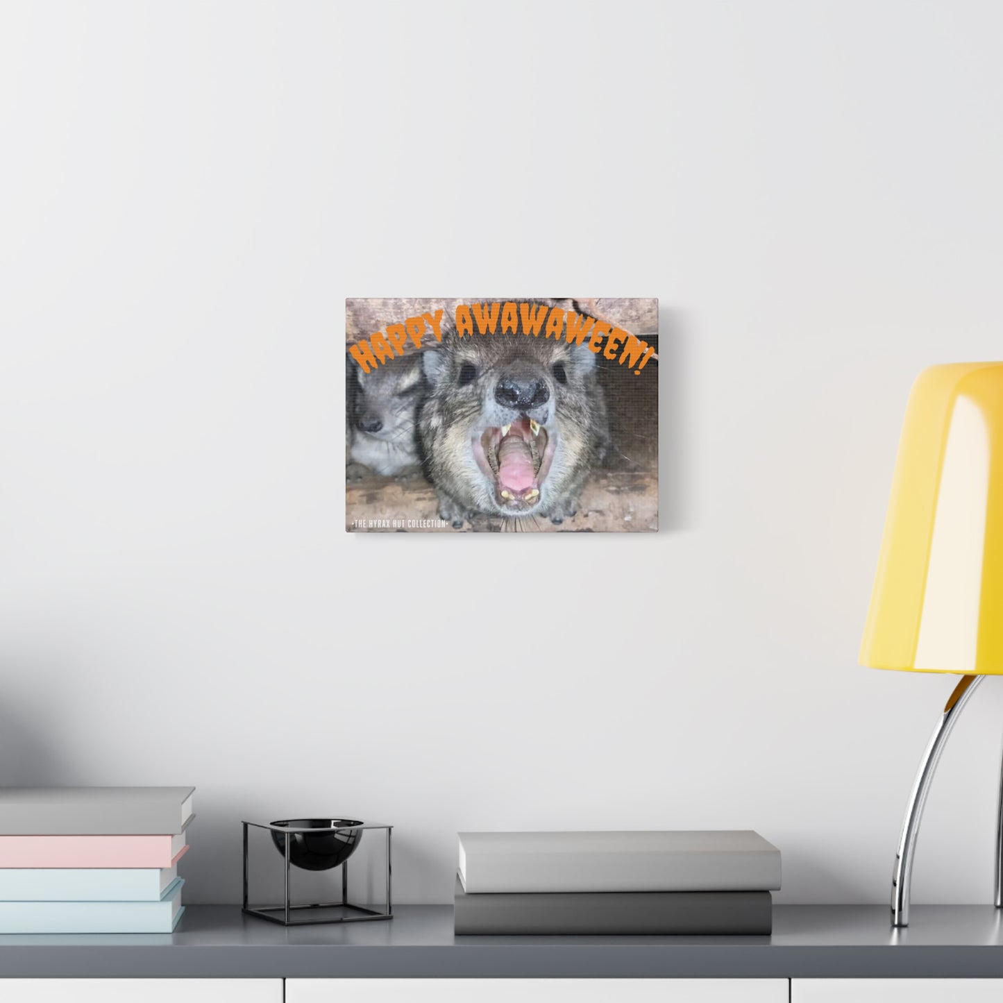 Hyrax Scream Print Wall Art, Halloween, Matte Canvas Photo, Awawa Extreme, Unique Home Decor, Wall Art for Animal Enthusiasts,