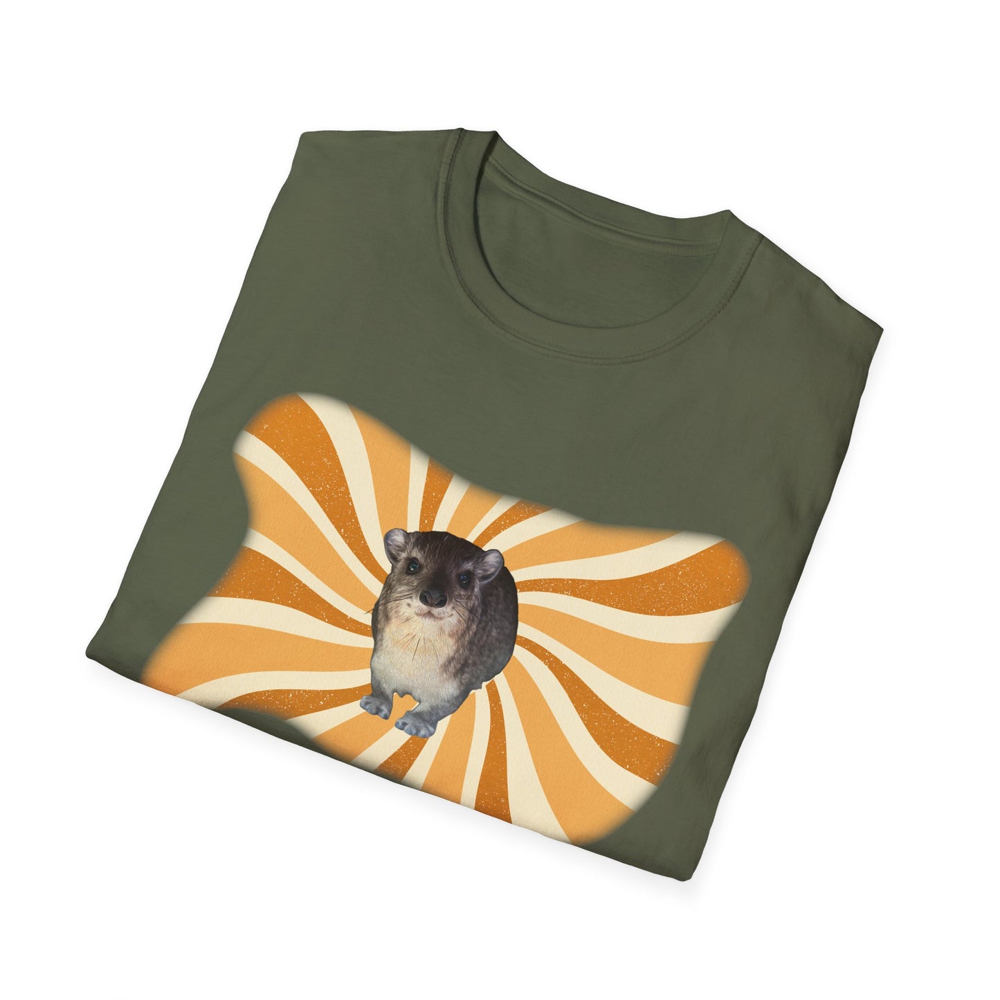 Cute Hyrax Graphic Unisex T-Shirt, Softstyle Tee for Awawa Lovers, Fun Casual Wear, Gift for Birthdays, Cute Animal Vibe