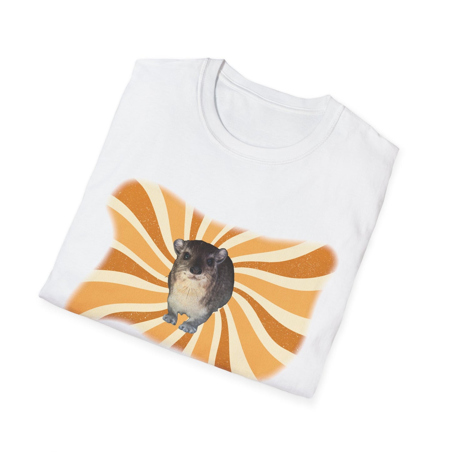Cute Hyrax Graphic Unisex T-Shirt, Softstyle Tee for Awawa Lovers, Fun Casual Wear, Gift for Birthdays, Cute Animal Vibe