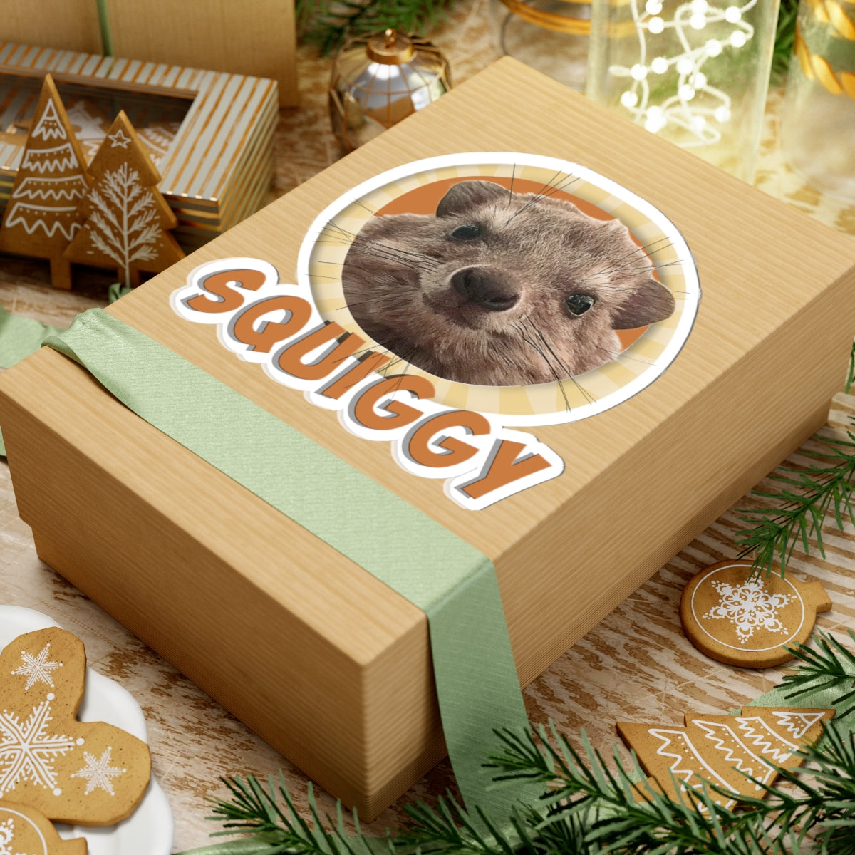Squiggy Hyrax Kiss-Cut Sticker