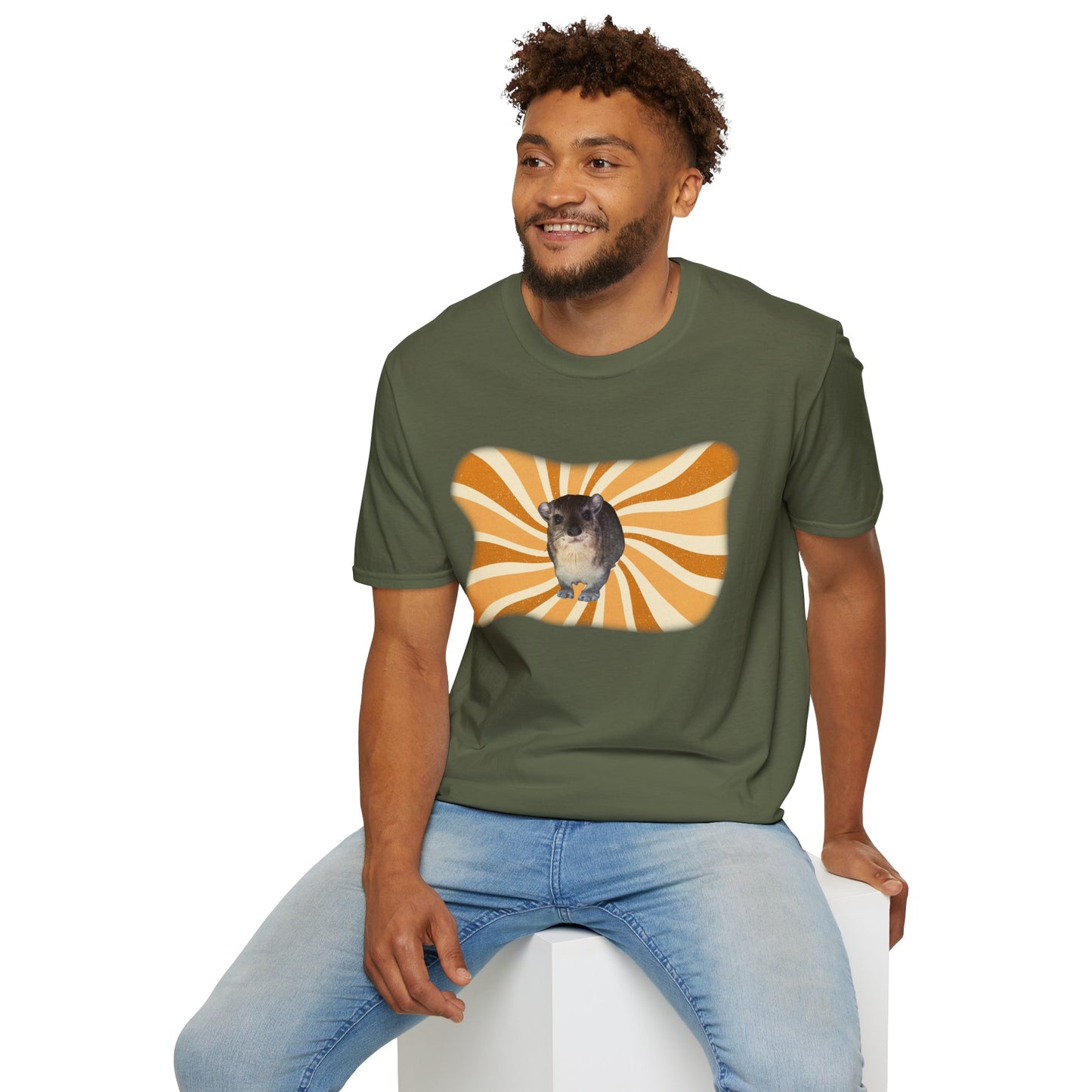 Cute Hyrax Graphic Unisex T-Shirt, Softstyle Tee for Awawa Lovers, Fun Casual Wear, Gift for Birthdays, Cute Animal Vibe