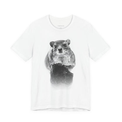 Hyrax  Portrait T-Shirt — Realistic Wildlife Graphic Tee