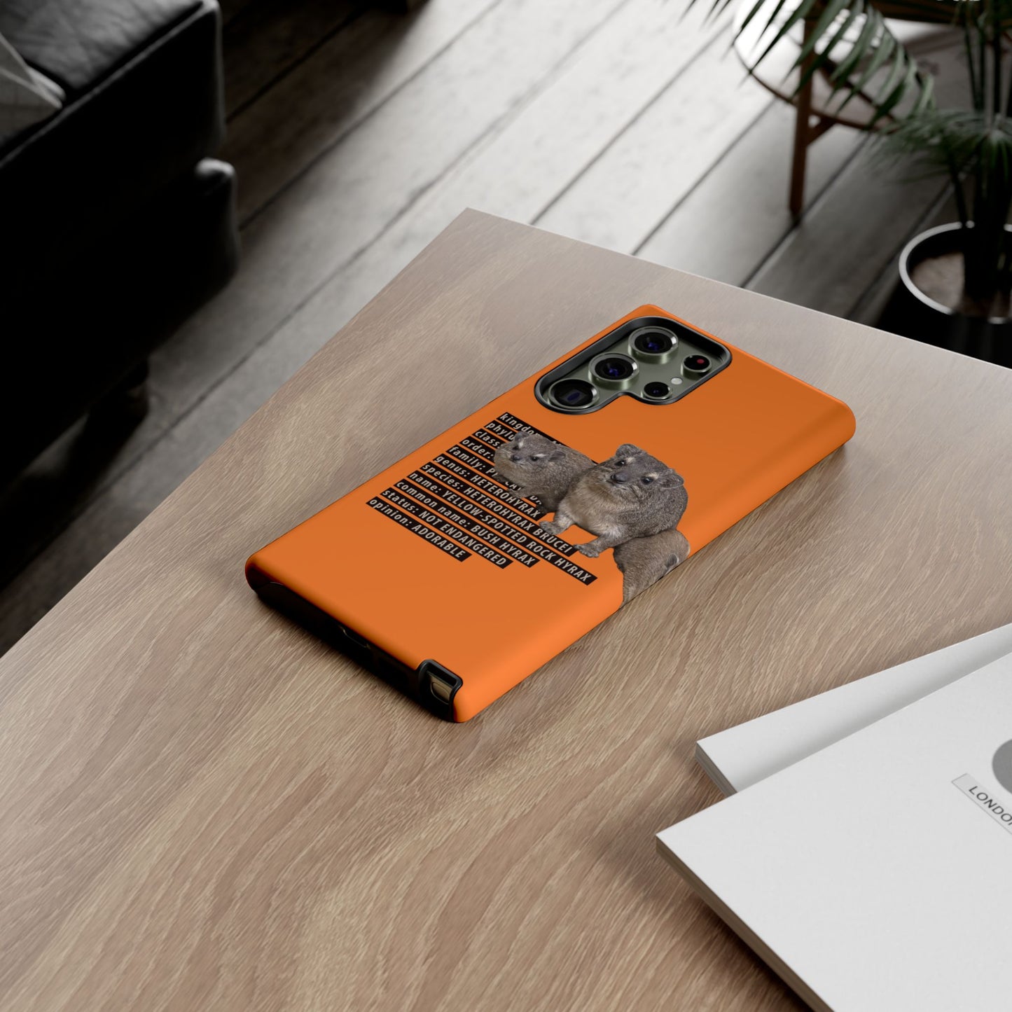 Hyrax Taxonomic Hierarchy Phone Case