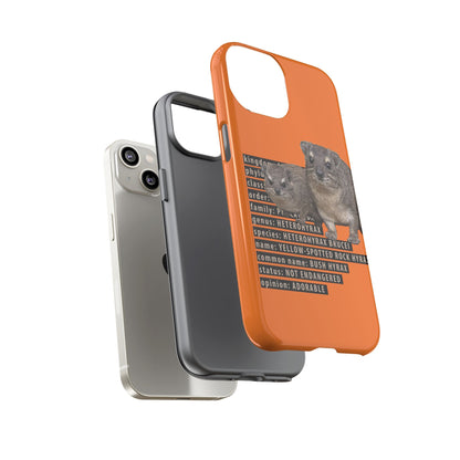 Hyrax Taxonomic Hierarchy Phone Cases
