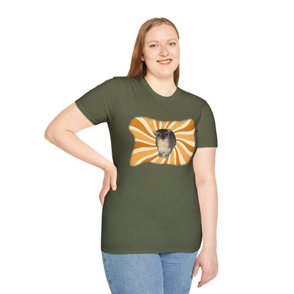 Cute Hyrax Graphic Unisex T-Shirt, Softstyle Tee for Awawa Lovers, Fun Casual Wear, Gift for Birthdays, Cute Animal Vibe