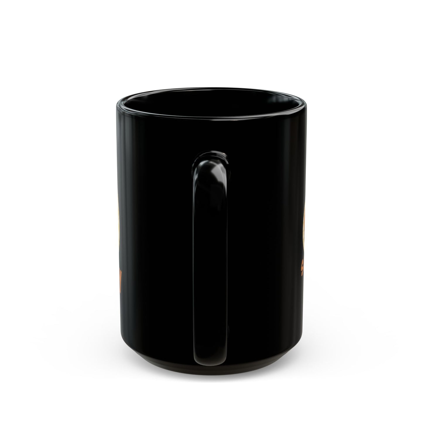 Squiggy Black Mug - Hyrax Coffee Mug