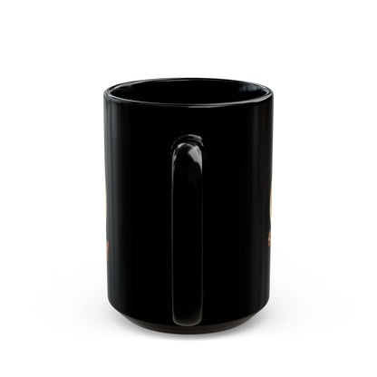 Squiggy Black Mug - Hyrax Coffee Mug