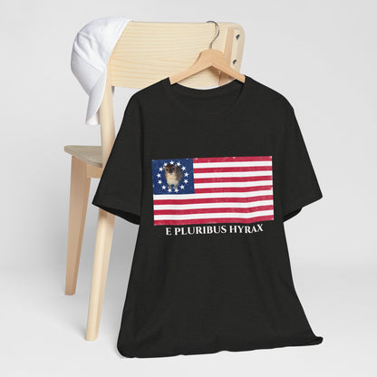 E Pluribus Hyrax Flag T-Shirt