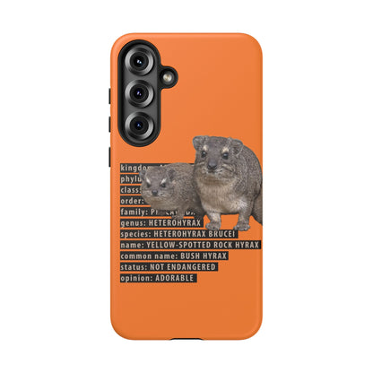 Hyrax Taxonomic Hierarchy Phone Cases