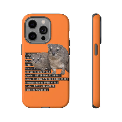 Hyrax Taxonomic Hierarchy Phone Cases