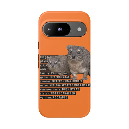 Hyrax Taxonomic Hierarchy Phone Cases