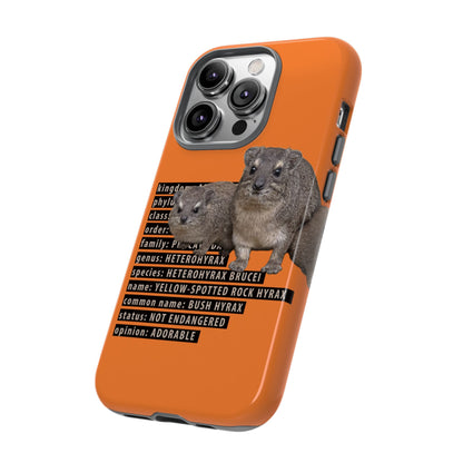 Hyrax Taxonomic Hierarchy Phone Cases