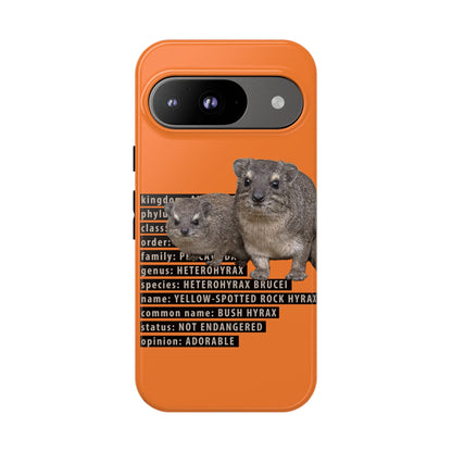 Hyrax Taxonomic Hierarchy Phone Cases