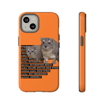 Hyrax Taxonomic Hierarchy Phone Cases