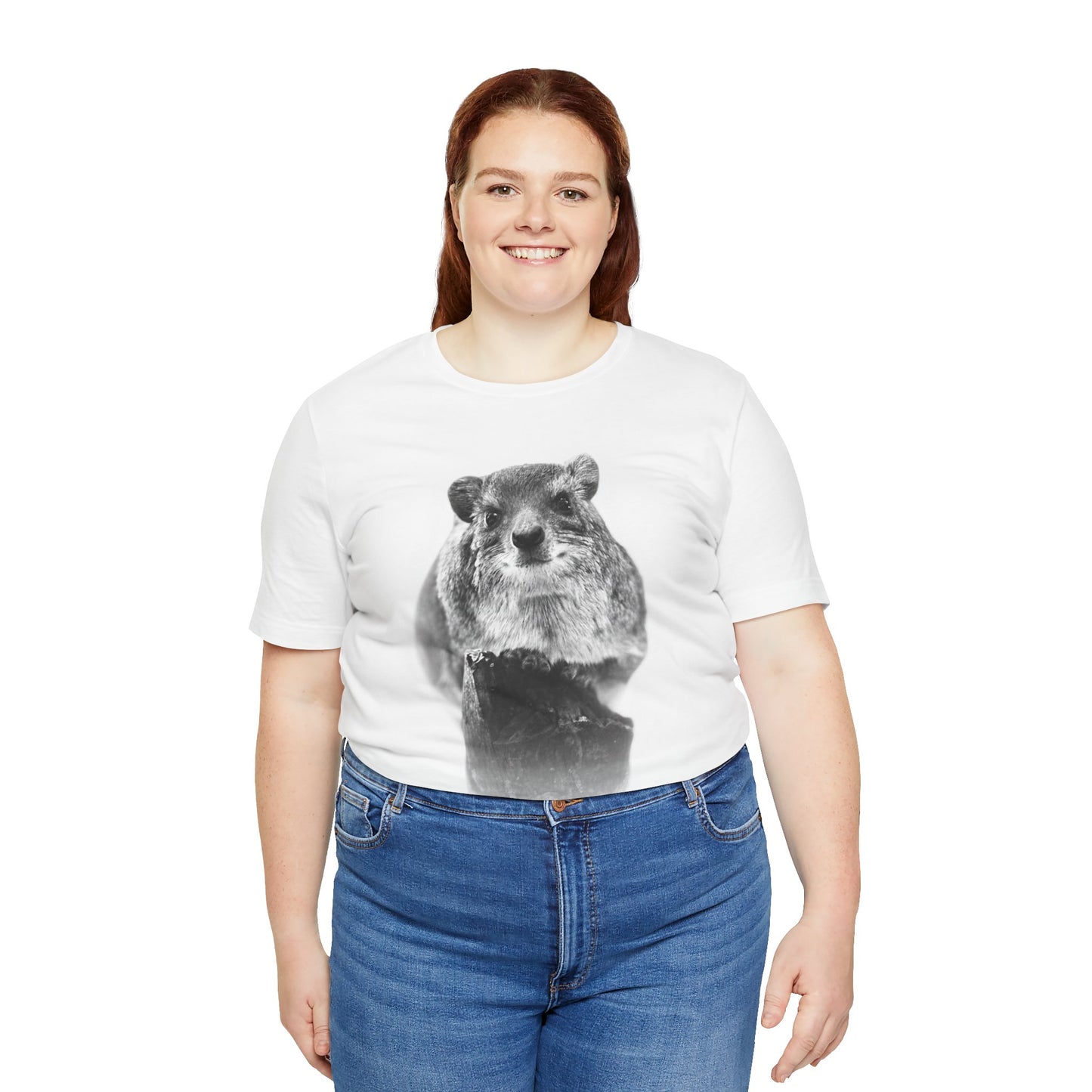 Hyrax  Portrait T-Shirt — Realistic Wildlife Graphic Tee