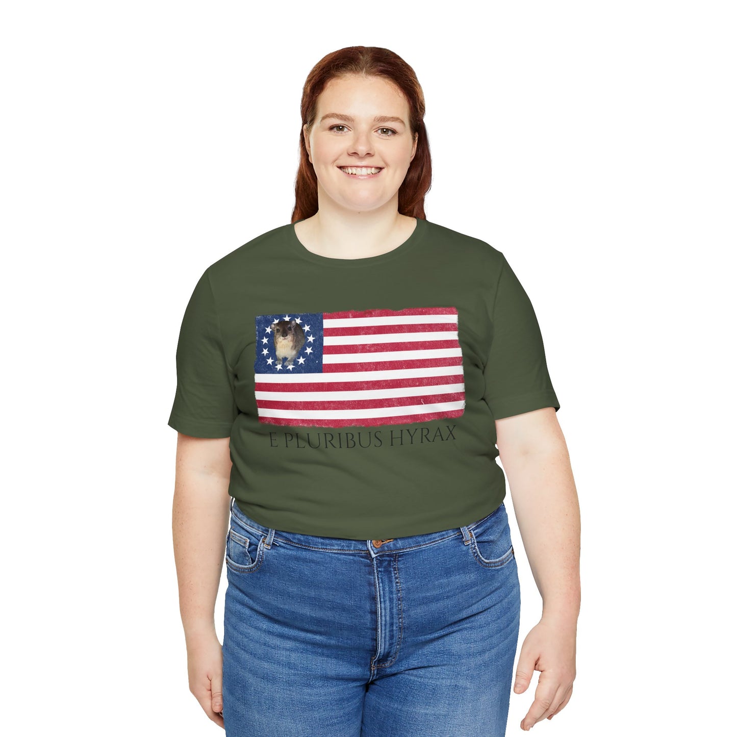 E Pluribus Hyrax Flag T-Shirt