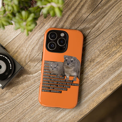 Hyrax Taxonomic Hierarchy Phone Cases