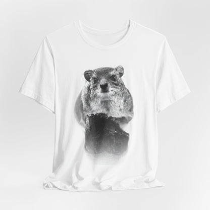 Hyrax  Portrait T-Shirt — Realistic Wildlife Graphic Tee