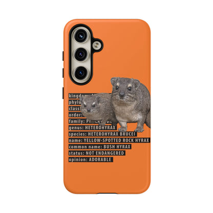 Hyrax Taxonomic Hierarchy Phone Cases