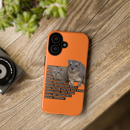 Hyrax Taxonomic Hierarchy Phone Cases