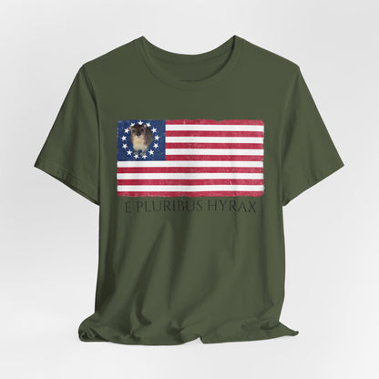 E Pluribus Hyrax Flag T-Shirt
