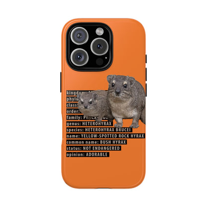Hyrax Taxonomic Hierarchy Phone Cases