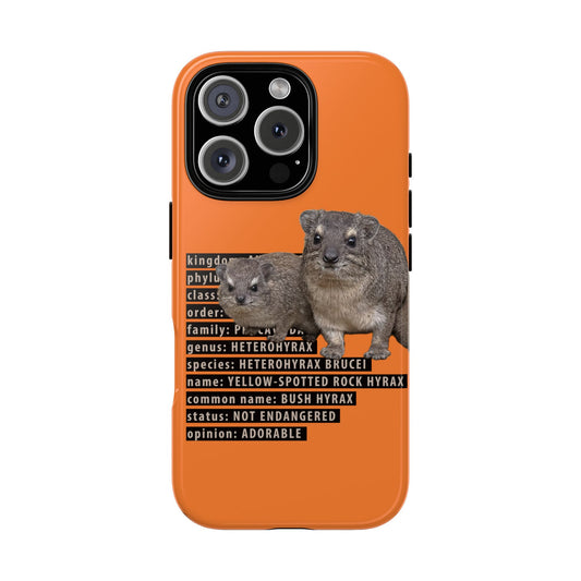 Hyrax Taxonomic Hierarchy Phone Cases