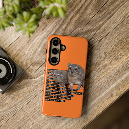Hyrax Taxonomic Hierarchy Phone Cases