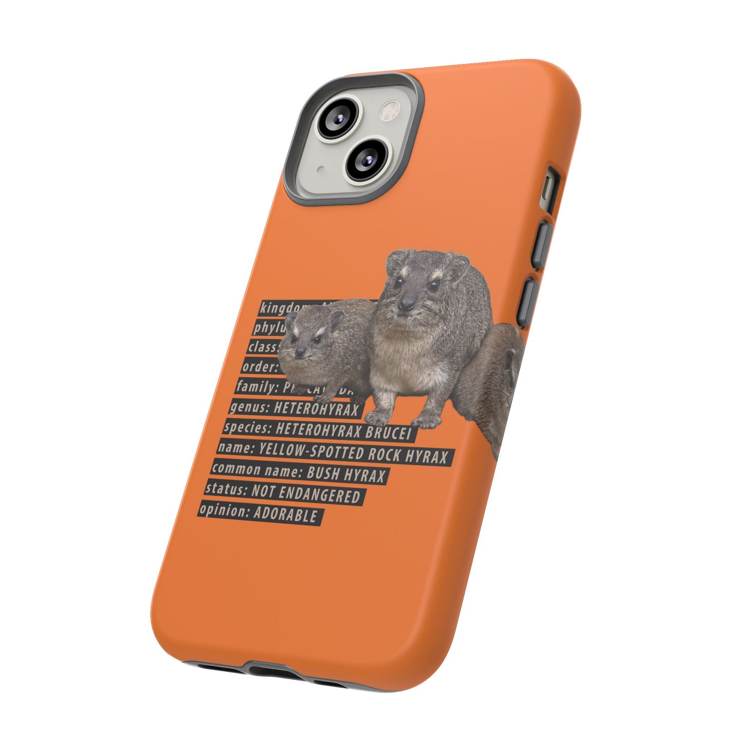 Hyrax Taxonomic Hierarchy Phone Case