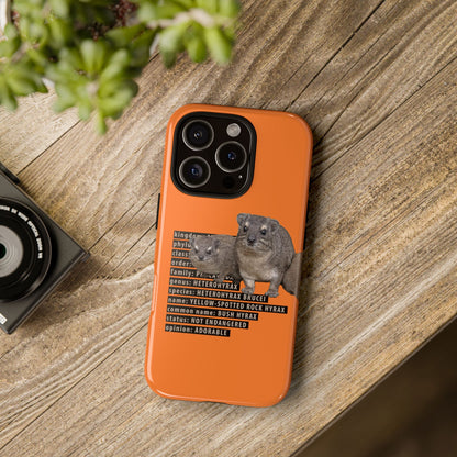 Hyrax Taxonomic Hierarchy Phone Case