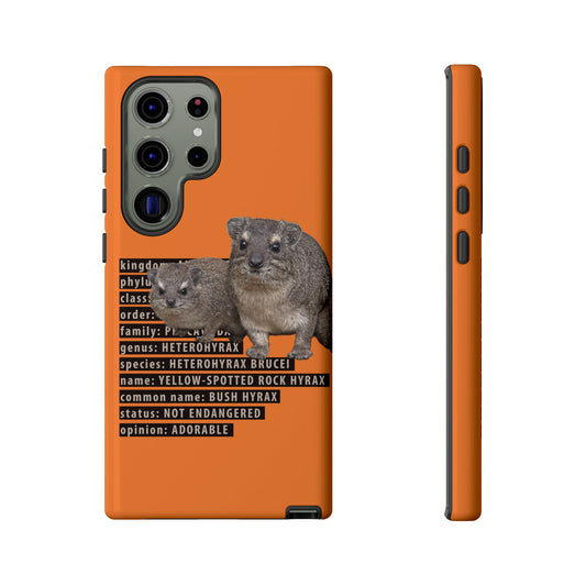 Hyrax Taxonomic Hierarchy Phone Cases