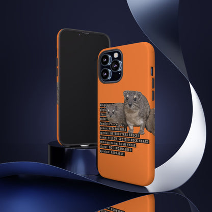 Hyrax Taxonomic Hierarchy Phone Cases