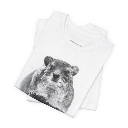 Hyrax  Portrait T-Shirt — Realistic Wildlife Graphic Tee